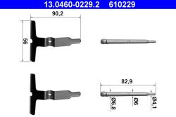 ATE Set accesorii, placute frana ATE 13.0460-0229.2 (13.0460-0229.2)