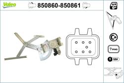 VALEO Mecanism actionare geam VALEO 850860 (850860) - fixbox
