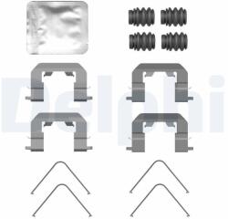 DELPHI Set accesorii, placute frana DELPHI LX0771 (LX0771)