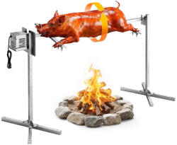 Vevor Forgónyársas grill 38W egész malac és bárány sütéséhez, 132 cm, 40 kg teherbírás
