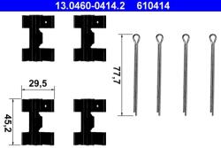 ATE Set accesorii, placute frana ATE 13.0460-0414.2 (13.0460-0414.2)