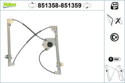 VALEO Mecanism actionare geam VALEO 851358 (851358)
