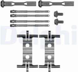 DELPHI Set accesorii, placute frana DELPHI LX0841 (LX0841)