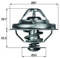 MAHLE Termostat, lichid racire MAHLE TX 38 88D (TX 38 88D)