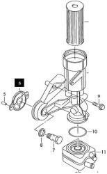 Original Vw Group Etansare, filtru ulei ORIGINAL VW GROUP 074115441C (074115441C)