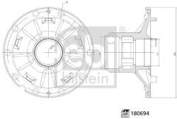 Febi Bilstein Butuc roata FEBI BILSTEIN 180694 (180694)