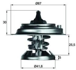 MAHLE Termostat, lichid racire MAHLE TX 29 85D (TX 29 85D)