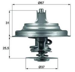 MAHLE Termostat, lichid racire MAHLE TX 25 87D (TX 25 87D)
