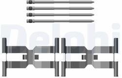 DELPHI Set accesorii, placute frana DELPHI LX0796 (LX0796)