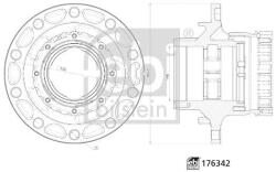 Febi Bilstein Butuc roata FEBI BILSTEIN 176342 (176342)