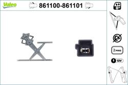 VALEO Mecanism actionare geam VALEO 861100 (861100)
