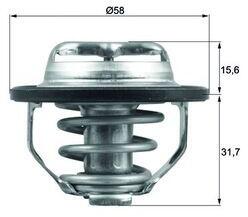 MAHLE Termostat, lichid racire MAHLE TX 122 82 (TX 122 82)