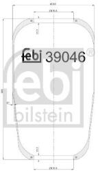 Febi Bilstein Burduf, suspensie pneumatica FEBI BILSTEIN 39046 (39046)