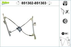 VALEO Mecanism actionare geam VALEO 851302 (851302) - fixbox