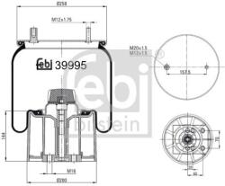 Febi Bilstein Burduf, suspensie pneumatica FEBI BILSTEIN 39995 (39995)
