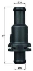 MAHLE Termostat, lichid racire MAHLE TH 5 75 (TH 5 75)
