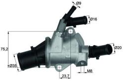 MAHLE Termostat, lichid racire MAHLE TI 148 88 (TI 148 88)