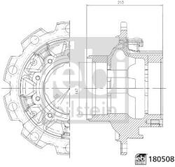 Febi Bilstein Butuc roata FEBI BILSTEIN 180508 (180508)
