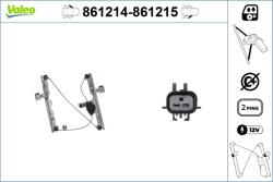 VALEO Mecanism actionare geam VALEO 861214 (861214)
