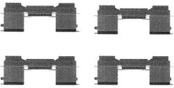 TEXTAR Set accesorii, placute frana TEXTAR 82073700 (82073700)