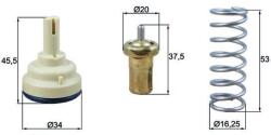 MAHLE Termostat, lichid racire MAHLE TX 181 105D (TX 181 105D)