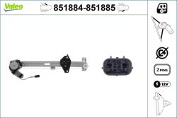 VALEO Mecanism actionare geam VALEO 851884 (851884)
