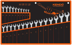 Kendo csillag villáskulcs készlet, 6-32 mm, 25 darabos (040201-0590)