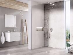 RAVAK Walk-In - Zuhanyfal Walk-In Wall 60x200 cm, króm/tiszta üveg GW9W00C0SZ1 (GW9W00C0SZ1)