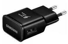 Samsung hálózati töltő USB aljzat (15W, EP-TA200EBE, gyorstöltő) FEKETE (90915)