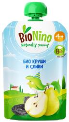 BioNino Био плодова закуска BioNino - Пауч с круши и сливи, 4 м+, 90 g (BN2515) - ozone