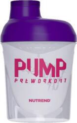 Nutrend Shaker Pump 300 ml, átlátszó + lila (REK-955-300-PUMP)