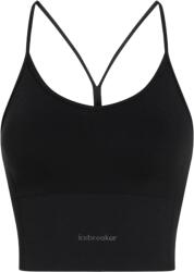 Icebreaker Merino Blend 260 Seamless Rib Strappy Tank sport melltartó Melltartóe: S / fekete
