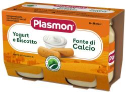 PLASMON Плодово пюре Plasmon - Йогурт с бишкоти, 2 х 104 g (1542) - ozone