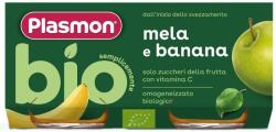 PLASMON Био пюре Plasmon - Банан и ябълка, 6 м+, 2 х 80 g (1294) - ozone