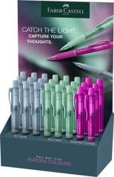 Faber-Castell Golyóstoll display, 1 mm, XB, nyomógombos, FABER-CASTELL "Poly Ball View Aurora", vegyes színek (TFC145758) - primatinta