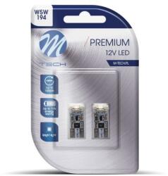 m-tech PREMIUM CANBUS W5W W2.1x9.5d 4LED, fehér, 2 db (LB329W)