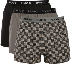  3PACK férfi bő szárú boxeralsó HUGO többszínű (50532565 996) L