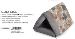 Camon S. p. A CP234/D Tunnel Soft Bed GATTO 35x45xh27 (nyitva 90x44)