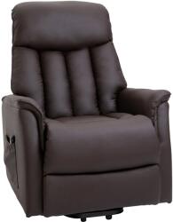 HOMCOM Fotoliu Relax HOMCOM cu Telecomandă, Reclinabil și Suport pentru Picioare, Ideal pentru Relaxare Acasă | Aosom Romania (713-067V91BN)