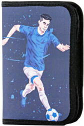 DACO Penar echipat Daco PE1984E, 1 fermoar si 2 extensii, Motiv Fotball (PE1984E) Penar