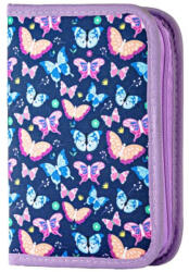 DACO Penar echipat Daco PE1974E, 1 fermoar si 2 extensii, Motiv Butterflies (PE1974E) Penar