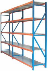 HD Regal FLEX300-Y1804 Salgó polcrendszer KOMPLETT 18 m (200 x 60 cm / 4 polc) - pepita
