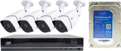 PNI Kit supraveghere video AHD PNI House PTZ1300 Full HD cu 4 camere exterior 2MP, 1080P si PNI SafeHouse 1TB inclus (pni-pt1300-1tb) - cel
