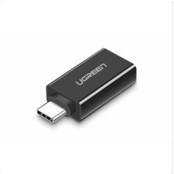 UGREEN Адаптер Ugreen, от USB-C(м) към USB-A(ж), изключително малък и компактен, черен (US173)