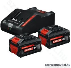 Bosch EXPERT 2x EXBA18V-80 Akku, 2x8, 0Ah, 18V+EXAL18V-160 Töltő, 16A, 14, 4-18V (1600A0373T) (1600A0373T)