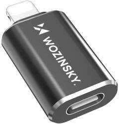 Wozinsky Адаптер Wozinsky, от Lightning към USB-C(ж), 20W, черен (WALC-01)