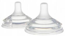 Canpol babies Tetină anti-colici cu două zone Canpol - Natural Shape, 6 luni+, 2 bucăți (21/752)