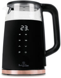 Berlinger Haus Vízforraló Digitális Kijelző 1, 7 Literes 2200W Black Rose Collection BH/9477