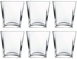 Pasabahce Carre Whisky pohárszett, 6 darab, 310 ml