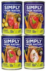 Simply from Nature Nedves kutyaeledel mix 4 ízben 4 x 400g